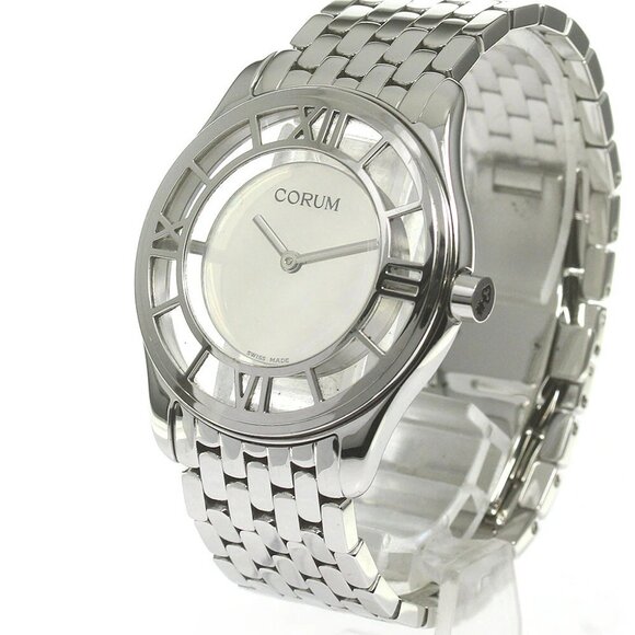 CORUM 138.500.20 skeleton mirror Dial Quartz Men's Watch_837719 - Picture 2 of 6